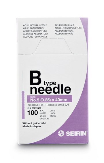 Seirin B-Type Needle violett, 0,25 x 40 mm Box