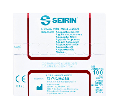 Seirin J-Type Needle elfenbein, No. 2 0,18 x 30 mm Box